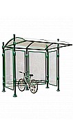 Deco 6-Space Cycle Shelter