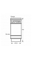 Circular Bin - Drawing & Dimensions