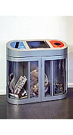 Torpedo Recycling/Litter Bin