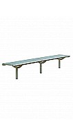 Stainless Steel Straight Bench