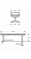 Stainless Steel Straight Bench Dimensions