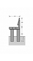 Coxes Seat Dimensions