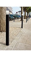 High Visibility Steel Bollard - City top