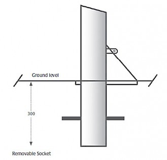 Stainless Steel Bollard - Removable