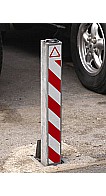 Vehicle Control Bollard - 5mm gauge square heavy duty