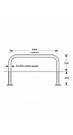 60mm Ground Fixed Drawing / Dimensions