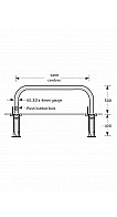 60mm Removable Drawing / Dimensions