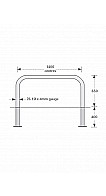 76mm Ground Fixed Drawing / Dimensions