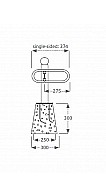 Single Sided Drawing - side view